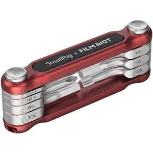 Smallrig X Film Riot 7-in-1 Folding Wrench Set With Multi Angle - Red
