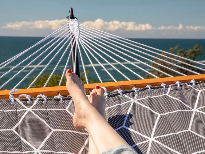 Two Trees Quilted Double Hammock