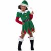 Christmas Cutie Elf Santas Helper Buddy Festival Child Girls Costume S