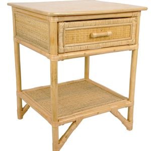 Breeze Lovina Natural Rattan One Drawer Bedside Table