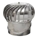 Bastion 300mm Mill Finish Aluminium Roof Vent