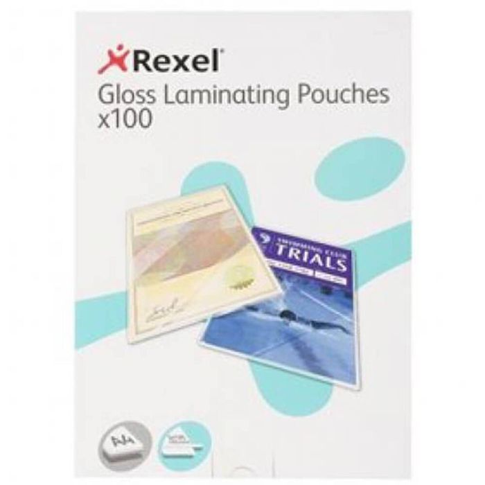 Rexel Gloss Laminating Pouches (A4) (125 um 100pk)