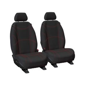 Sperling Getaway Neoprene Front Black/RD Seat Covers - ASX 2010-On