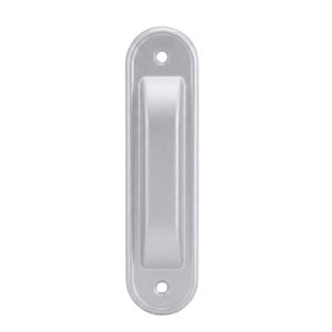 Lockwood Satin Chrome Pearl Symmetry Square Flush Pull Cavity Sliding Door Set