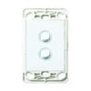 HPM VIVO 2 Gang Wall Switch - No Coverplate