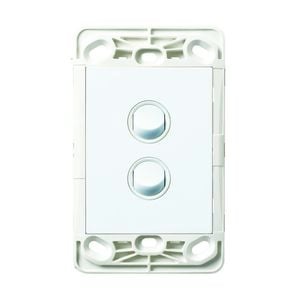HPM VIVO 2 Gang Wall Switch - No Coverplate