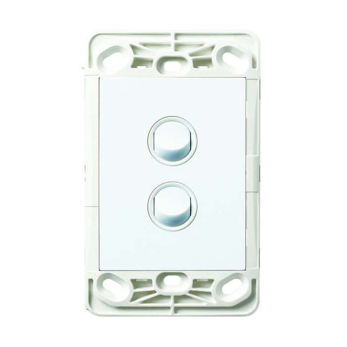 HPM VIVO 2 Gang Wall Switch - No Coverplate
