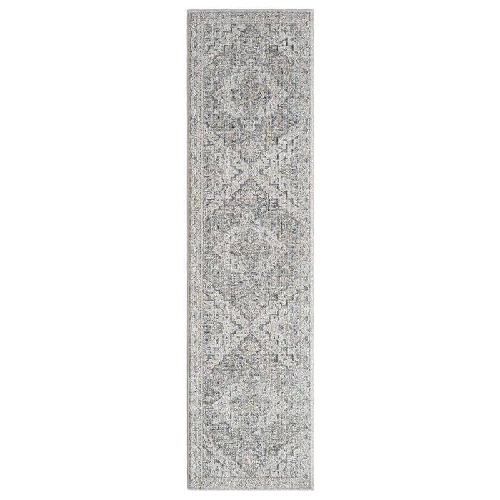 Aubre Contemporary Runner - Aubre Dark Taupe 80 X 300 Cm