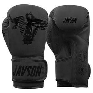 Boxing Gloves Training Punch Bag MMA Sparring Kickboxing by Javson- Black 10 Oz