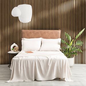 Ddecor Home Ultra Plush King Single Microfiber Sheet Set VNT Washed Sand