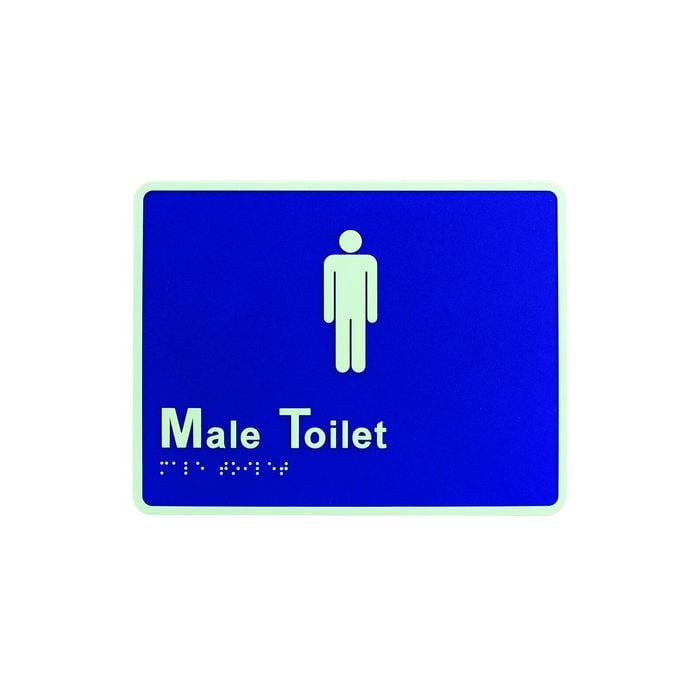 Lockwood Braille Signage Male Toilet BRS1700