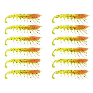 2x 6PK 3In Rapala Crush City The Imposter Plastic Prawn Lures - Neon Yabbie