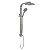 Aquatica Brushed Nickel Luxeo Round Heads Shower Centre