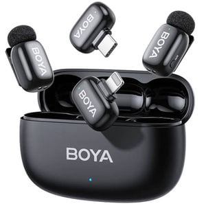 Boya Mini 2 Wireless Microphone Usb-c & Lightning - Black