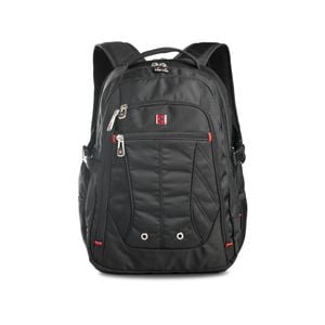 Swisswin Swiss waterproof 15.6" laptop School Travel Backpack Black