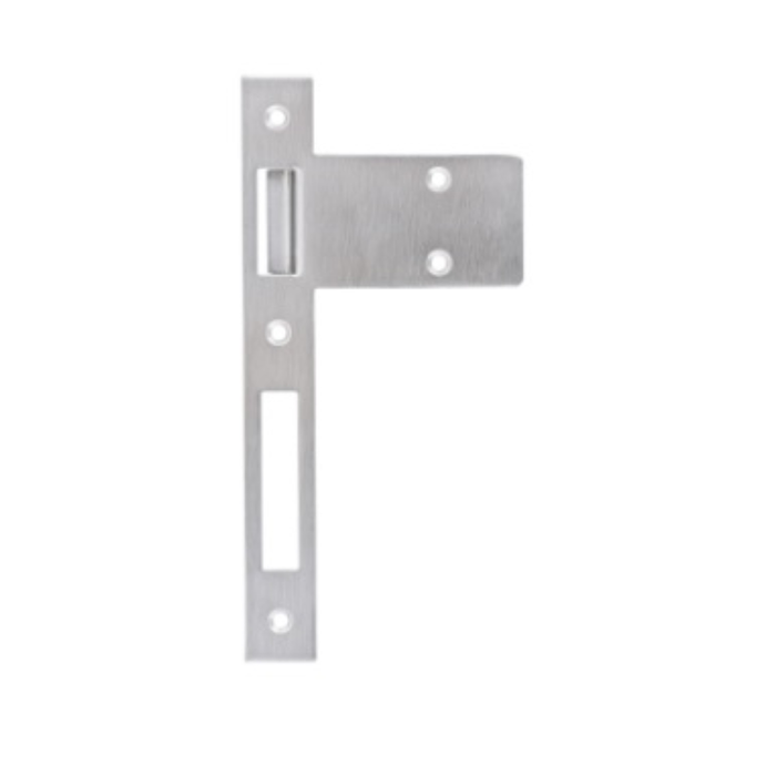 Lane Satin Stainless Steel Extended Lip Left Hand Strikerplate