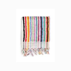 Miss April Turkish Cotton Hand Towel Vivid Lines