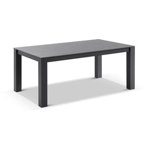 Santorini Ceramic 1.8M Outdoor Rectangle Aluminium Dining Table