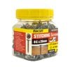 Macsim 8G x 20mm Stitch Button Screws Jar - 200 Pack
