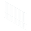 ProtectorAl 1201-2400W x 1800H Pearl White Raked 16-30º Flat Top Pool Fence Panel