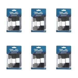 6x 4pc Malli Sewing Elastic Flexible Sewing Bands Waistband Assorted Sizes