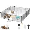 Advwin 32 Panels Small Animal Cage Rabbit Hutch Hamsters Pet Playpen