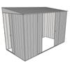 Build-a-Shed 1.5 x 3 x 2m Double Sliding Side Door Skillion Shed - Zinc