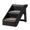 i.Pet Dog Ramp 3 Steps Pet Stairs For Bed Sofa Car Foldable Portable Ladder Black