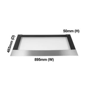 900Mm Oven Door Outer Glass - Front Glass Door Assembly 140173324025, suits Westinghouse