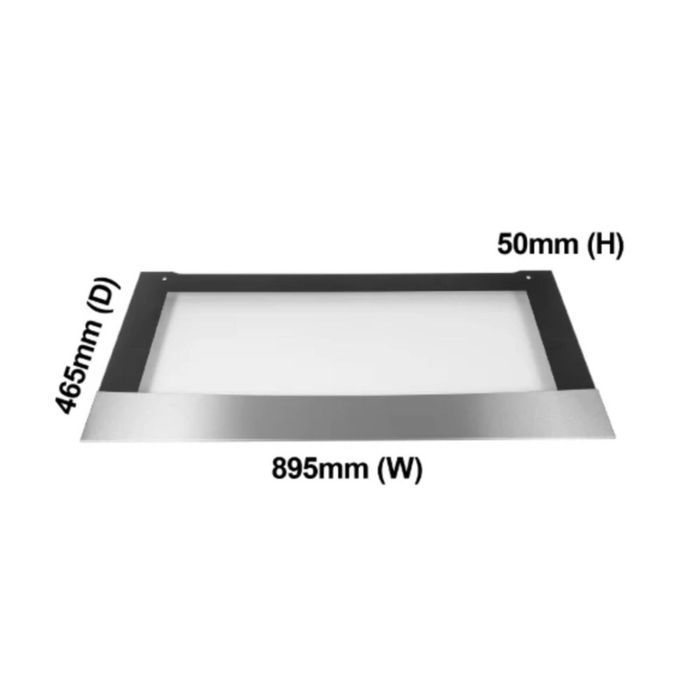 900Mm Oven Door Outer Glass - Front Glass Door Assembly 140173324025, suits Westinghouse