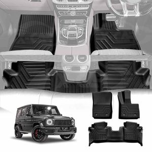 3d Floor Mats For Mercedes-benz G-class W463 2019-onwards Heavy Duty All Weather Car Mats Carpet Liner Set