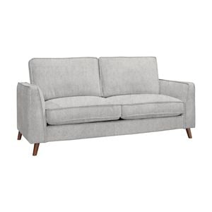 Alexa 2 Seater Fabric Sofa Glacier Light Grey