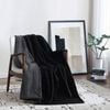 Ardor Boudoir PolyesterBenz Faux Fur Blanket/Throw Black 130x170cm