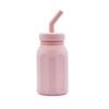 Melii Luxe Silicone Straw Bottle 230ml - Pink