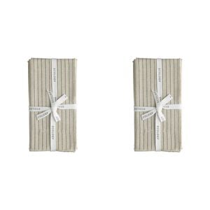 8pc Ecology Tonka Soft Cotton Table Napkins 45x45cm