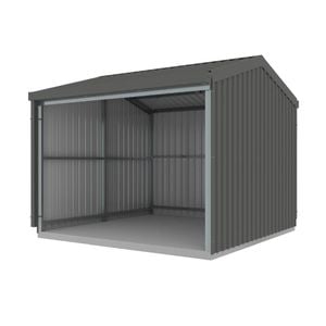 Absco Sheds 3.0 x 3.0 x 2.53m Rural Shed – Woodland Grey