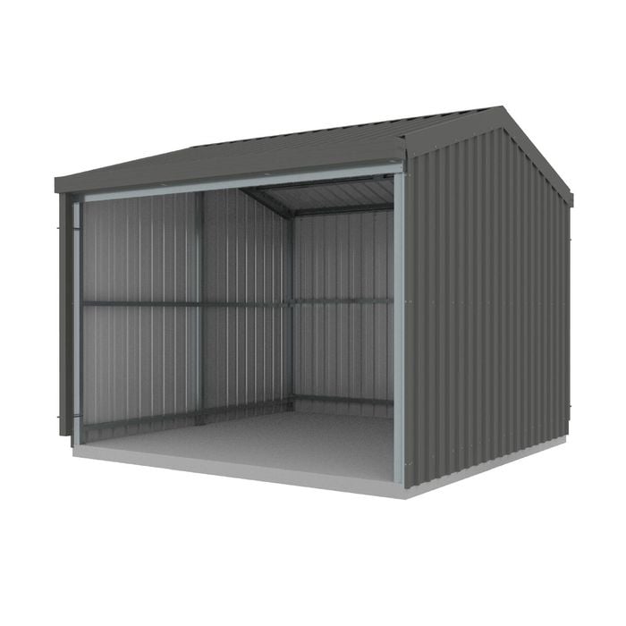 Absco Sheds 3.0 x 3.0 x 2.53m Rural Shed – Woodland Grey