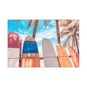Artey | Board Washing Line - Stretched Canvas - Stretched Canvas - 40 x 60cm
