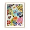 Artey | Secret Garden Floral I - Framed Print - Natural Frame - 60 x 75cm