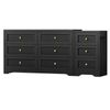 ALFORDSON 6 Chest of Drawers Bedside Table Set Black