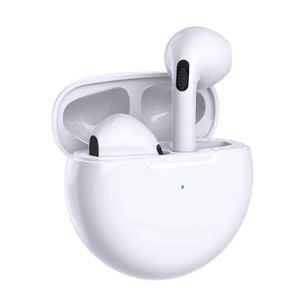 Laser TWS Earbuds with Case (White)