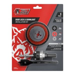 Full Boar 5 Piece Door Lock & Downlight Installation Kit