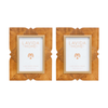 2pk Lvd 5x7 Inch Moroque Luxe Table/wall Decor Picture/photo Frame 26x20.5x2cm