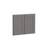 Kaboodle 600mm Smoked Grey Alpine Farmhouse Sink Doors - 2 Pack