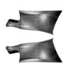 Tesla Model Y 2022-2024 Carbon Fiber Style Rear Door Sill Plate Protector Car Threshold Scuff