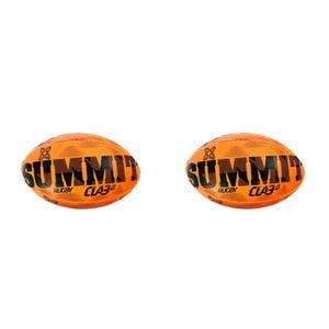 2PK Summit Global Classic Grip Rugby Union Ball Size 5 - Orange