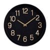 Amalfi Cunene Weave Wall Clock Black