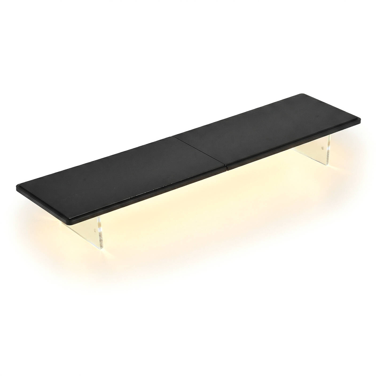 Advwin LED Monitor Stand Riser Adjustable Height Black - Bunnings Australia