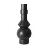 Belle Jackson Ceramic Flower Vase Decor 43cm - Black