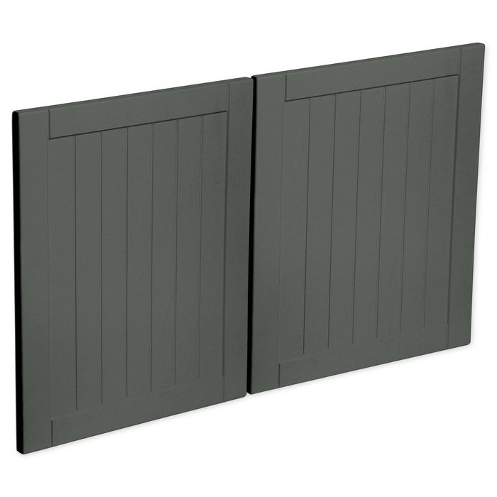 Kaboodle 900mm Matchamisu Country Medium Rangehood Doors - 2 Pack